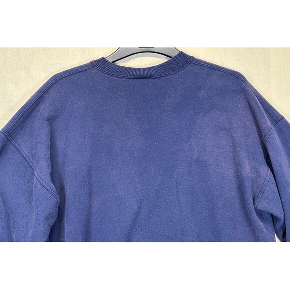 Salt Lake 2002 Winter Olympics Crewneck Sweatshirt Navy XL Faded - Picture 16 of 16